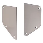 Paire de flasque aluminium pour capot 550kg - sewosy - ef550c / aec Paire de flasque aluminium pour capot 550kg - sewosy - ef550c / aec