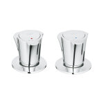 Paire de robinet de bidet costa l chrom grohe 18904001