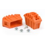 Paire de sabots haute scurit 50 mm orange tubesca - comabi 9007150 orange