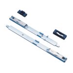 Paire de verrous en applique pour porte semi - fixe + gche modle 1503 zingu fapim 1503 z5