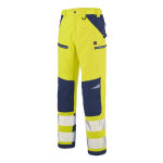 Pantalon homme spanner hv jaune / bleu marine t3 / l lafont 1athhv - 6 - 701 - 3 / l jaune fluo