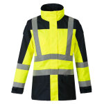 Parka maelis jaune / marine taille xl codupal maelis jaune - marine