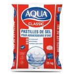 Pastilles de sel aqua classic pour adoucisseur sac de 25kg - les salins du midi - 116656