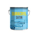Peinture acrylique duracryl satin dx 61 blanc imprial 15 l duralex 111100207 blanc