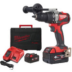 Perceuse � percussion brushless 18 v m18 blpd2 - 402x 82 nm + 2 batteries 4 ah + chargeur m12 - 18 fc ...