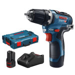 Perceuse - visseuse 12 v gsr 12v - 35 professional + 2 batteries 3 ah + chargeur + coffret l - boxx bosch ...