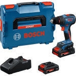 Perceuse - visseuse 18 v exsr18v - 90 + 2 batteries 4 ah exba18v - 40 + chargeur rapide + coffret l - ...