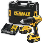 Perceuse visseuse 18 v xr + 2 batteries 4 ah + chargeur + coffret dewalt dcd777m2t - qw