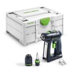 Perceuse - visseuse 18v c18 basic (sans batterie ni chargeur) + systainer sys3 m - festool - 576434