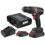 Perceuse - visseuse 18v dd18 - 60z2 60nm + 2 batteries 2ah + 1 chargeur rapide + coffret - hanger - 400110 ...