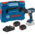 Perceuse - visseuse 18v gsr 18v - 110 c + 2 batteries 5, 5ah + chargeur + l - boxx - bosch - 06019g0105 ...