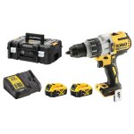 Perceuse - visseuse 18v xrp brushless + 2 batteries 4 ah + chargeur + t - stak dewalt dcd996m2