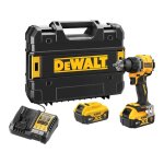 Perceuse - visseuse compacte xr 18 v brushless + 2 batteries 5 ah + chargeur avec t - stak dewalt dcd794p2t ...