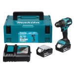 Perceuse - visseuse lxt 18 v 65 nm + 2 batteries 5 ah + chargeur rapide + coffret makpac makita ddf490rtj ...