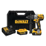 Perceuse - visseuse  percussion 18v + 2 batteries 5ah + coffret tstak - dewalt - dcd996p2 - qw