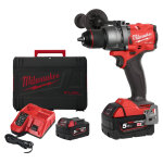 Perceuse - visseuse � percussion fuel m18 18 v fpd3 - 502x + 2 batteries 5 ah + chargeur rapide + hd ...