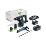 Perforateur burineur sds - plus 18v khc 18 5, 0 ebi - plus + 2 batteries 5 ah + chargeur + coffret systainer ... Perforateur burineur sds - plus 18v khc 18 5, 0 ebi - plus + 2 batteries 5 ah + chargeur + coffret systainer ...
