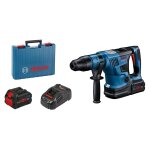 Perforateur sds - max gbh 18v - 36 c + 2 batteries procore 5, 5ah + chargeur + coffret standard - bosch ...