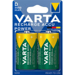 Piles rechargeables ni - mh accu power 2x1, 5v lr20 3000mah - varta - 56720101402