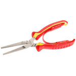 Pince  bec plat isole 1000v 200mm - facom - 188a. 20ve