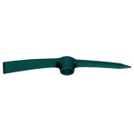 Pioche terrassier 2kg douille ronde sans manche - leborgne - 050200