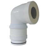 Pipe wc coud�e extensible 190 � 390 mm ''magic pipe'' d. 93 / 100 regiplast aspce
