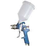 Pistolet de peinture par gravit alu anodis bleu pneumatique 0, 6l - prevost - car go 41