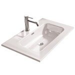 Plan vasque c�ramique premium longueur 610 mm blanc neova a2423607