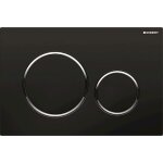 Plaque de dclenchement double touche wc duofix sigma 20 noir / chrom - geberit - 115. 882. km. 1