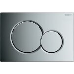 Plaque de dclenchement sigma 01 chrom brillant pour bati - support duofix up320 / up720 - geberit - ...