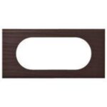 Plaque de finition celiane n4 mati�re 4 � 5 modules teint� wengu� legrand 069205 weng�