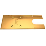 Plaque en laiton n7510 pour pivot de sol bts 75 v - dorma - 46700160