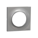 Plaque odace styl alu 1 poste - schneider electric - s520702e