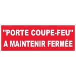 Plaque porte coupe feu  maintenir ferme rigide 330 x 120mm - novap - 4140520