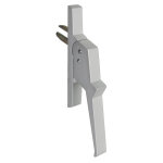Poignée de crémone aluminium à 1 fourche fixation invisible - argenta - 518101 Poignée de crémone aluminium à 1 fourche fixation invisible - argenta - 518101