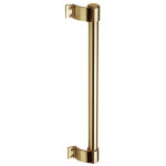 Poign�e de porte battante 7704 32 / 600 anodis� or bezault 97532