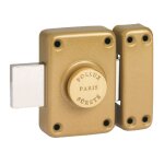 Verrou  bouton ghb 5 ailettes longueur 95 mm cylindre de 40 mm pollux 103514