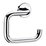 Porte - papier wc mural � rouleau en u inox poli brillant delabie 4081p inox poli