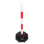 Poteau plastique socle lestable hauteur 85 cm vinmer pc rouge