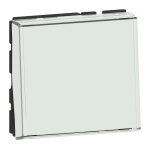 Poussoir ou poussoir inverseur avec porte - tiquette mosaic easy - led 6 a 250 v 2 modules legrand 077043l ...