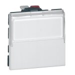 Poussoir inverseur mosaic avec porte �tiquette legrand 077043