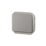 Poussoir no plexo 10 a avec enjoliveur finition gris - legrand - 069540l
