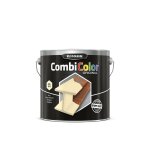 Primaire de protection antirouille et finition combicolor original ivoire clair ral 1015 seau 2, 5 l ...