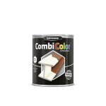 Primaire et finition antirouille combicolor original blanc pur ral 9010 pot 750 ml rust - oleum 7392. ...