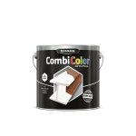 Primaire de protection antirouille et finition combicolor original blanc pur ral 9010 seau 2, 5 l rust ...