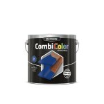 Primaire de protection antirouille et finition combicolor original bleu gentiane ral 5010 seau 2, 5 l ...