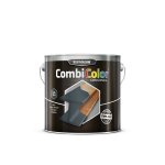 Primaire de protection antirouille et finition combicolor original gris anthracite ral 7016 seau 2, 5 ...