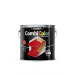Primaire de protection antirouille et finition combicolor original rouge feu ral 3000 seau 2, 5 l rust ...