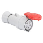 Prise femelle mobile droite iec 309 hp ip44 / ip54 3p + n + t 16a 380 - 415v rouge - gewiss - gw62009fh ... Prise femelle mobile droite iec 309 hp ip44 / ip54 3p + n + t 16a 380 - 415v rouge - gewiss - gw62009fh ...
