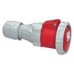 Prise mobile p17 3p + n + t 63 a - 380 v � 415 v legrand 555509 rouge